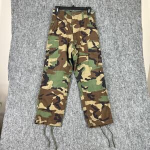 Propper Pants Mens XS‎ Woodland Army Camo Trousers Vintage Y2K 00s Hot Weather